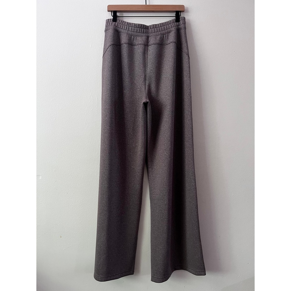 Spanx AirEssentials Wide Leg Pant with Shimmer Smoke Silver size large tall NWT - Picture 9 of 14